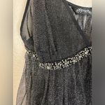 Victoria's Secret Vintage 90’s 2000’s Victoria’s Secret Chemise Sheer Black with Rhinestones M L Photo 4