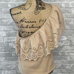 Old Navy  Eyelet One-Shoulder Paneled Rib-Knit Top Photo 2