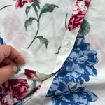 A Byer A. Byer Sheer Floral Button Down Top White Medium Photo 7