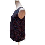Armani Exchange Black, Blue & Red Layered Sleeveless Round Neck Tank Top Size XS Photo 1