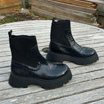 Circus by Sam Edelman Leslie Lug Sole Chelsea Bootie in black size 7 Photo 0