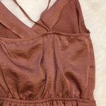 EXPRESS | V-neck Criss Cross Back Front Tie Blouse Photo 2