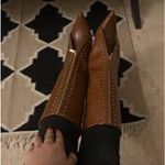 Source Unknown Elegant Brown Leather Women's Boots Photo 1