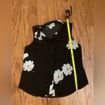 Van Heusen  sleeveless floral button‎ front blouse sleeveless top size L Photo 7