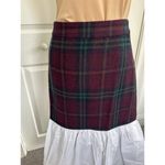 English Factory  Tartan Plaid Combo Skirt Carbon Blue Women's Size M Photo 5