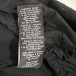 7 For All Mankind  Black Black Eyelet Puff Sleeve Dress Size XL Photo 10