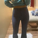 Navy And White Striped Pants With Band Multiple Size M Photo 1