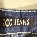 Zco Jeans  Dk Wash Bootcut Contrast Stitching, Bling Flap Pocket w/Button Size 16 Photo 5