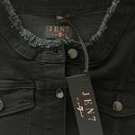 7 For All Mankind Jen7 by  Collarless Jacket Black XL New Photo 5