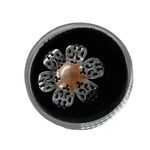 Sterling Silver & Pearl Pendant Trio Set With Flower Teardrop & Twisted Designs Photo 1