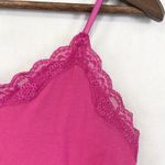 Old Navy Y2K Cami Tank Size Medium Lace Trim Coquette Clean Girl Minimal 2000s Preppy Photo 2