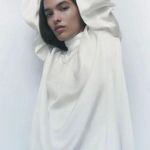 ZARA  chain collar satin effect blouse Photo 4