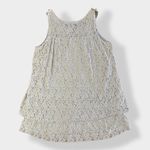 My Pretty Angel Dusty Blue Lace and Floral Silk Blend Mini dress size M Size M Photo 6