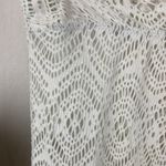 Becca  White Sheer Crochet Lace Swim Bathing Suit Cover Up Pants S Photo 2