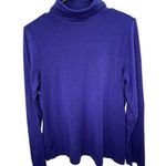 Chico's Chico’s Basic Purple Turtle Neck Sweater Photo 0
