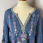 Johnny Was Johnny Was Cerise Tiered Sleeve Peasant Top Photo 6