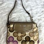 Coach  Floral Nylon Wristlet Photo 0