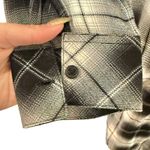 Rails  Black White Plaid Button Down Long Sleeve Bianca Soft Shirt Dress size M Photo 10