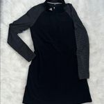Adidas Black Asymmetrical Long Sleeve Dress Photo 0