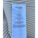 Maje  Jarina Ribbed Knit Mini Skirt Beige Pockets Parisian Women’s Size 40 Large Photo 12