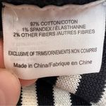 Tory Burch  Striped Collar Navy Peacoat Jacket Nautical Coastal Chic Size L Photo 9