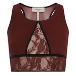 One Teaspoon  Wine Red Mesh Lace Bralette Size Small NWT Photo 7