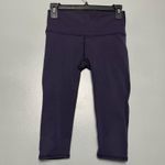 Lululemon  athletica Reveal Crop 15” Midnight Navy Leggings Women’s Size S Photo 1