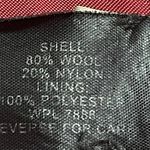 Anne Klein  Women's Red Wool  Double Breated Hooded Long Sleeve Pea Coat Jacket S Photo 3