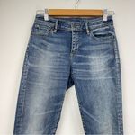 Lucky Brand Ava Legging Womens High Rise Jeans 25 Medium Wash Raw Hem Skinny Photo 1