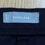 Everlane  Fixed Waist Work Pants Black 12 EUC Minimalist Clean Career Office Chic Photo 2