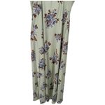 Thirty Thirty Y2K Babydoll Floral Satin‎ Maxi Slip Dress Size Large Feminine Green Photo 10