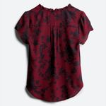 Tiffany Tulip Sleeve Blouse Red Size XXL Photo 1