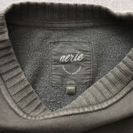 Aerie  Dark Green Long Sleeve Crewneck Pullover Sweater  Photo 2