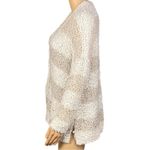 Free People cream and tan striped marshmallow sweater w/POCKETS. Size Small. EUC Photo 5