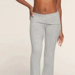 SKIMS  Foldover Cotton Lounge Pants Gray Small Photo 0