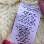 Loft  Embroidered Mandala Slub Knit Short‎ Sleeve Pullover Shirt Yellow Medium Photo 9