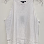 Cable & Gauge White Women's Sleeveless Tank Top - Size XL Photo 0