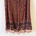 Elie Tahari Mahogany Evita Silk Blend Midi Skirt A-line NEW Lined Size 6 Mosaic Photo 6