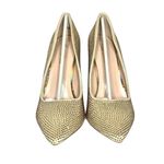Lauren Lorraine  Dori Gold Rhinestone Pointed Toe High Heel Stiletto Size 9 NIB Photo 2