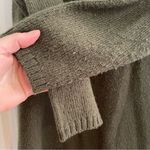 Merona XXL Womens Sweater Olive Green V-Neck Knit Oversized Pullover Photo 3