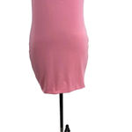 White Fox Boutique  The Long Run Mini Dress Pink Halter‎ Bodycon Size XL Photo 5