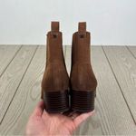 Sam Edelman  Women's Kaiti Block Heel Ankle Boots 8M Walnut Suede $180 Photo 4