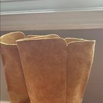 Liz Claiborne Leather Tan Suede Mid-Calf Boots Photo 2