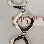 Vintage Silver Square Mod Chain Link Belt Photo 1