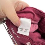 Warp and Weft JFK New York City Skinny Jeans Sangria Red Size 16 x 26 Photo 10