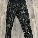 Heroine Sport Liquid Patent leggings, bra and jacket set size medium/large Black Photo 12