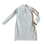 Athleta  Grey Long Sleeve Shift Dress Stretchy Classic Athleisure Size Small Photo 0