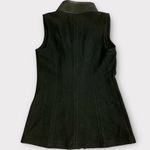 Live a Little  Black Wool Retro Vest Size Medium #220 Photo 3