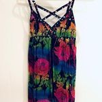 Free People  New Romantics Floral Mini Dress Sleeveless Casual XS Photo 0