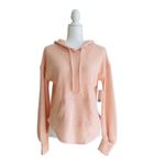 SO  Hoodie Sweater Peach Kangaroo Pocket Pullover Lightweight Too Small NEW Photo 10